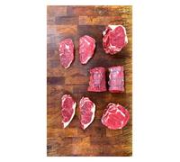 Reilly & Sons Medium Ultimate Steak Box for Meat Lovers. 1Kg Whole Sirloin Rolled, 1Kg Whole Ribeye Rolled, 2 x 8oz Sirloins, 2 x 8oz Ribeyes, 2 x 500g Chateaubriands