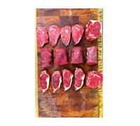 Reilly & Sons Ultimate Steak Box for Meat Lovers. 1Kg Whole Sirloin Rolled, 1Kg Whole Ribeye Rolled, 4 x 8oz Sirloins, 4 x 8oz Ribeyes, 4 x 500g Chateaubriands