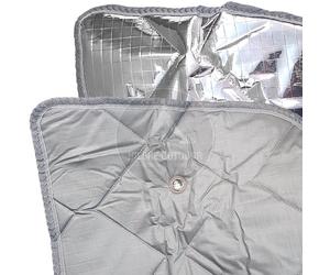 REIMO CARBEST THERMAL BLIND INTERNAL 3PC SILVER PRIVACY MATS VW CADDY FROM 2009+