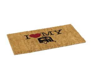 Reimo I Love My Caravan coconut door Mat
