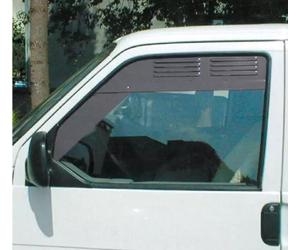 REIMO WINDOW VENTS CAB AIR & RAIN GRILLE FOR VW T5 VAN CAMPERVAN PET VENTILATION