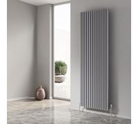 Reina Albano Aluminium Vertical Radiator - 1800 X 590mm - Silver
