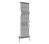 Reina Aletta Mild Steel Towel Radiator - Central Heating - 1800 X 500mm - Anthracite