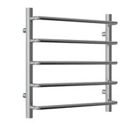 Reina Aliano Mild Steel Towel Radiator - 500 X 500mm - Chrome