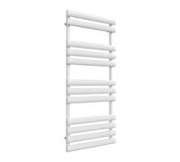 Reina Arbori Mild Steel Towel Rail - 1130 X 500mm - White