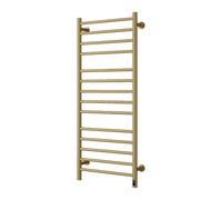 Reina Arnage Electric Only Towel Radiator - 1200 X 500mm - Brushed Brass