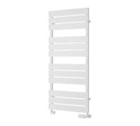 Reina Avola Heated Designer Towel Rail - 1124 X 500mm - White