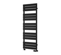 Reina Avola Heated Designer Towel Rail - 1424 X 500mm - Black