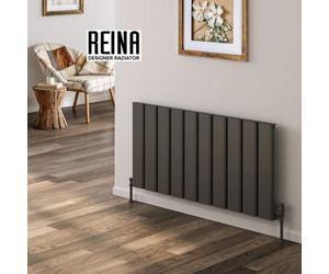 Reina Caldaro Aluminium Radiator - 600 X 1245 Anthracite