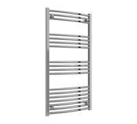 Reina Capo Curved Heated Designer Ladder Towel Rail - 1200 X 600 mm - Chrome