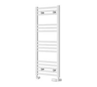 Reina Capo Flat Heated Designer Ladder Towel Rail - 1000 X 400 mm - White