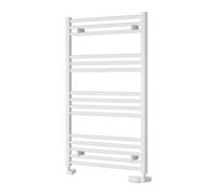 Reina Capo Flat Heated Designer Ladder Towel Rail - 1000 X 600 mm - White