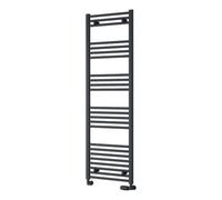 Reina Capo Flat Heated Designer Ladder Towel Rail - 1600 X 500 mm - Anthracite