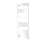 Reina Capo Flat Heated Designer Ladder Towel Rail - 1600 X 600 mm - White