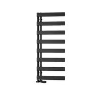 Reina Carpena Heated Aluminium Towel Rail - 1190 X 500mm - Black