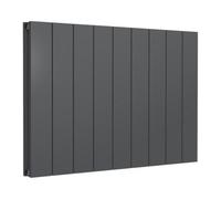 Reina Casina Horizontal Aluminium Double Panel Radiator - Size 600 X 850mm - Anthracite