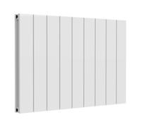 Reina Casina Horizontal Aluminium Double Panel Radiator - Size 600 X 850mm - White
