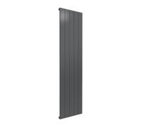 Reina Casina Vertical Aluminium Single Panel Radiator - 1800 X 470mm - Anthracite