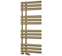 Reina Chisa Brass Designer Towel Radiator - 1130 x 500mm