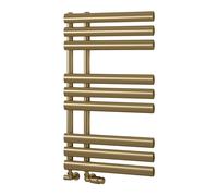 Reina Chisa Brass Designer Towel Radiator - 820 x 500mm