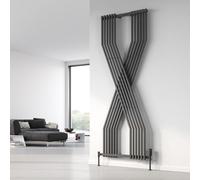 Reina Coredo Designer Central Heating Radiator - 1760 X 620mm - Anthracite