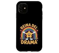Reina del Drama Divertida y Sarcástica con Mucha Actitud Case for iPhone 11