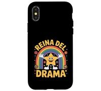 Reina del Drama Divertida y Sarcástica con Mucha Actitud Case for iPhone X/XS