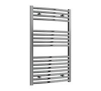 Reina Diva Curved Heated Designer Towel Rail - 1000 X 600mm - Chrome