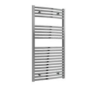 Reina Diva Curved Heated Designer Towel Rail - 1200 X 600mm - Chrome