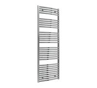 Reina Diva Curved Heated Designer Towel Rail - 1800 X 600mm - Chrome