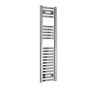 Reina Diva Flat Heated Designer Towel Rail - 1200 X 300mm - Chrome