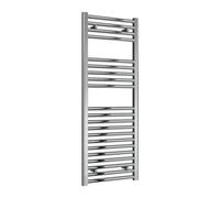 Reina Diva Flat Heated Designer Towel Rail - 1200 X 450mm - Chrome