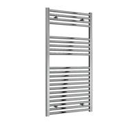 Reina Diva Flat Heated Designer Towel Rail - 1200 X 600mm - Chrome