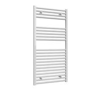 Reina Diva Flat Heated Designer Towel Rail - 1200 X 600mm - White