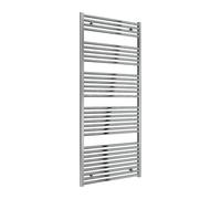 Reina Diva Flat Heated Designer Towel Rail - 1800 X 750mm - Chrome