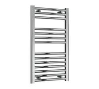 Reina Diva Flat Heated Designer Towel Rail - 800 X 450mm - Chrome