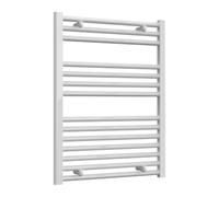Reina Diva Flat Heated Designer Towel Rail - 800 X 600mm - White