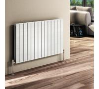 Reina Flat Horizontal Radiator Double - 600 X 1032 mm - White
