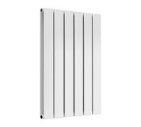 Reina Flat Horizontal Radiator Double - 600 X 440 mm - White