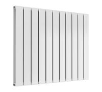 Reina Flat Horizontal Radiator Double - 600 X 810 mm - White