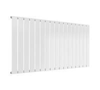 Reina Flat Horizontal Radiator Single - 600 X 1254 mm - White
