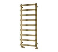 Reina Flora Heated Towel Rail - 1200 X 500mm - Brushed Brass