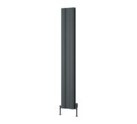 Reina Gio Aluminium Vertical Double Panel Radiator - 1800 X 280mm - Anthracite