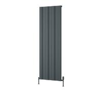 Reina Gio Aluminium Vertical Single Panel Radiator - 1800 X 660mm - Anthracite
