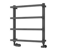 Reina Glora Modern Ladder Towel Radiator - 555 X 500 mm - Anthracite