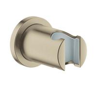 Reina Grohe 27074En0 Modern Bathroom Accessory Spa Minimalist Shower Holder 69mm Brushed Nickel Finish Durable Plastic Construction