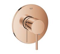 Reina Grohe Atrio Modern Bathroom Wall Mounted Round Shower Trim Set Single Lever Mixer 3 Way Diverter Durable Metal Warm Sunset Finish