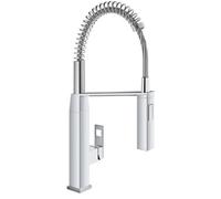 Reina Grohe Eurocube Swivel Spout Single Lever Sink Kitchen Mixer 1/2" Chrome