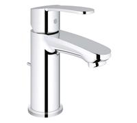 Reina Grohe Eurostyle Cosmopolitan Modern Bathroom Deck Mounted Lever Handle Mono Wash Basin Mixer With Pop-Up Waste Set 158mm Chrome