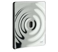 Reina Grohe Rectangular Concealed Tectron Surf Infrared Sensor Control Electronic Urinal Cistern Auto Flush Plate 156mm Chrome Finish